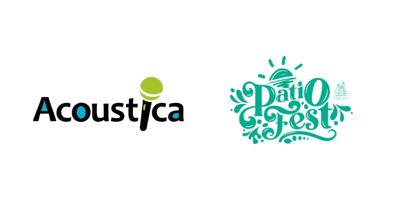 Acoustica and PatioFest logos