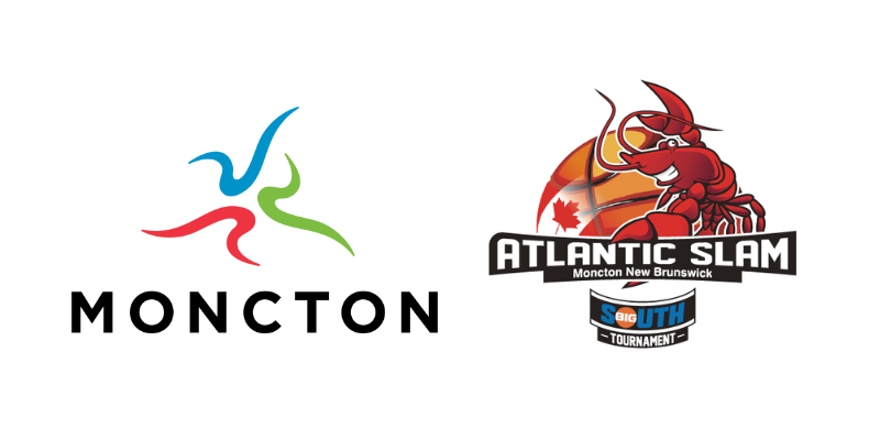 Atlantic Slam and City of Moncton logos