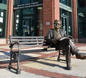 Frye Sculpture, Public Art, Moncton Public Library